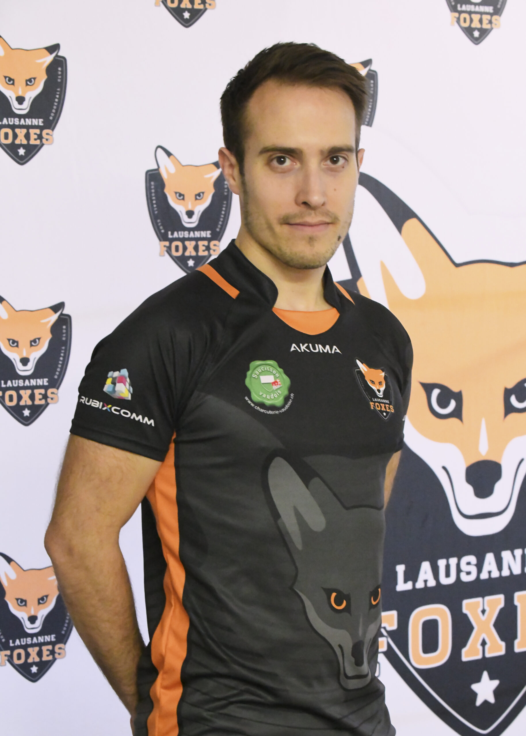 Lausanne Foxes Dodgeball Joachim Jeanneret Portrait
