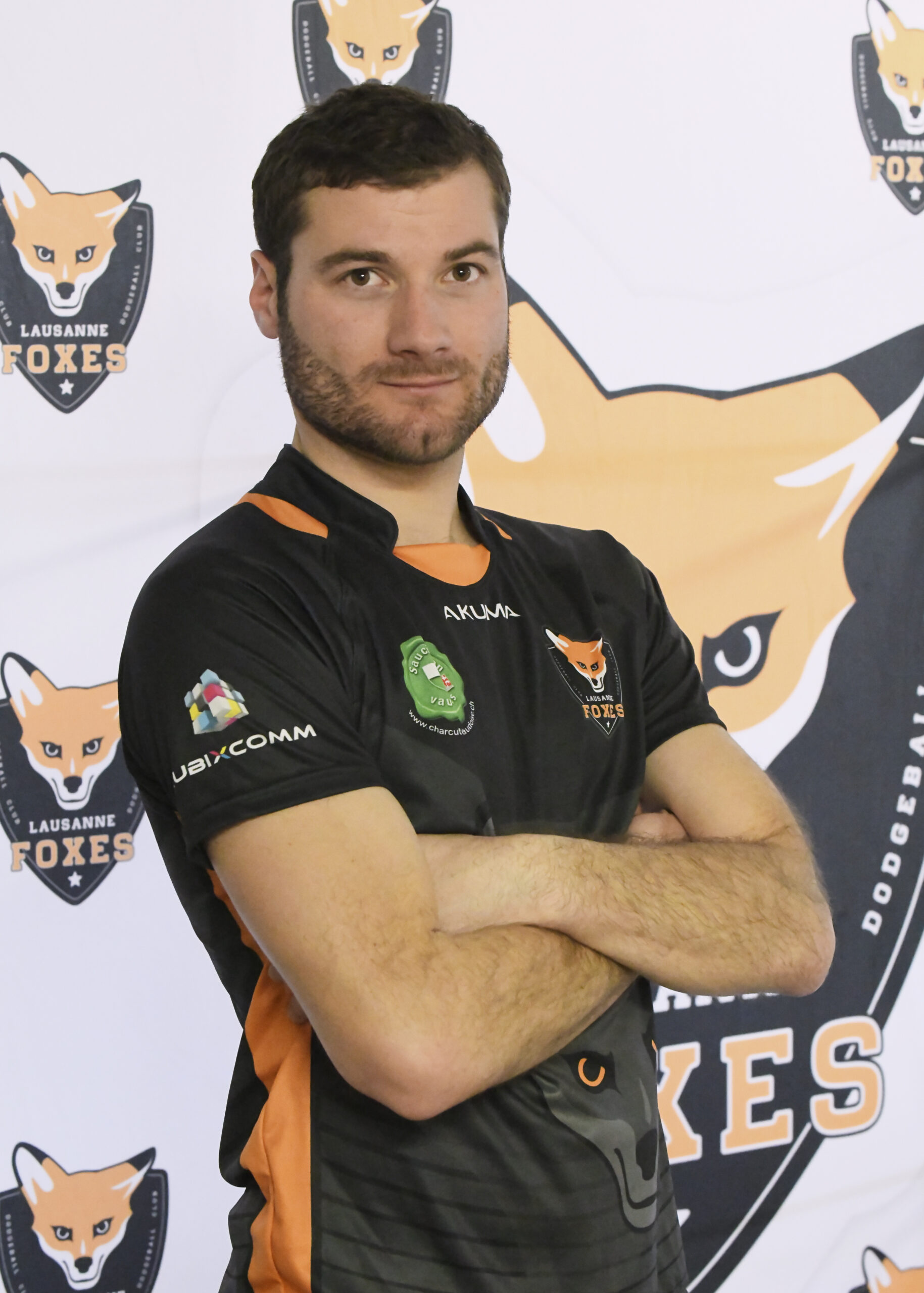 Lausanne Foxes Dodgeball Adrien Vulliamy Portrait