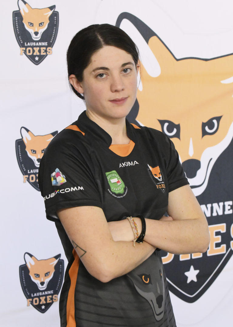 Lausanne Foxes Dodgeball Kim Glardon Portrait