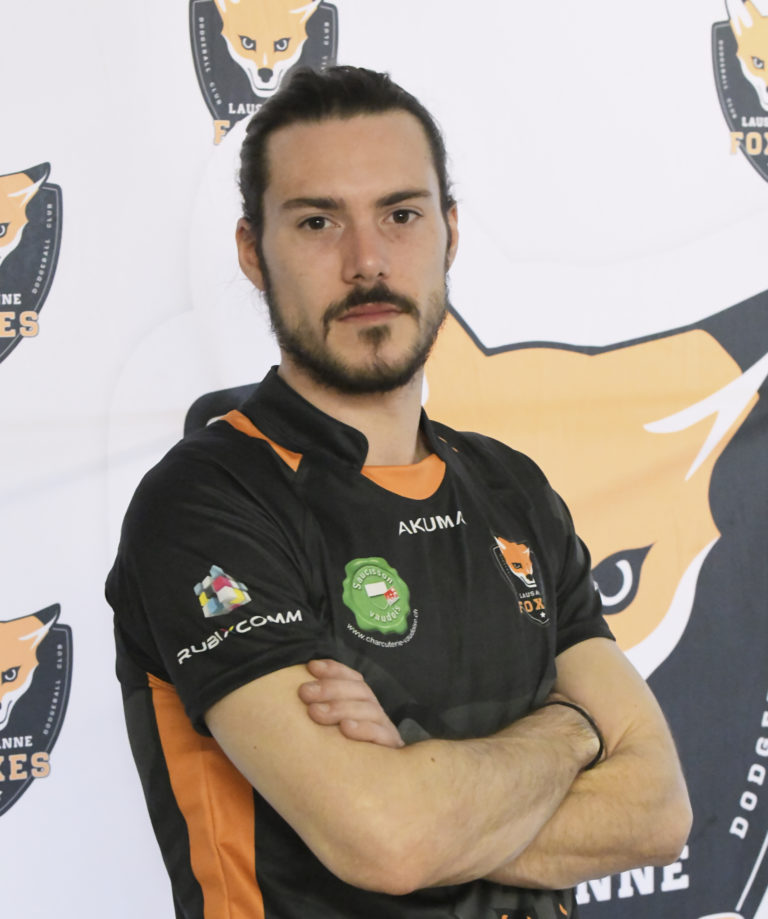 Lausanne Foxes Dodgeball Greg Zoni Portrait