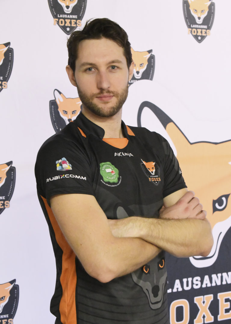 Lausanne Foxes Dodgeball Lucas Marshall Portrait