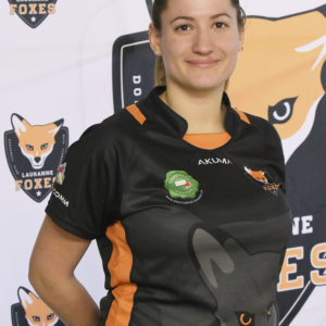 Lausanne Foxes Dodgeball Carole Vulliamy Portrait