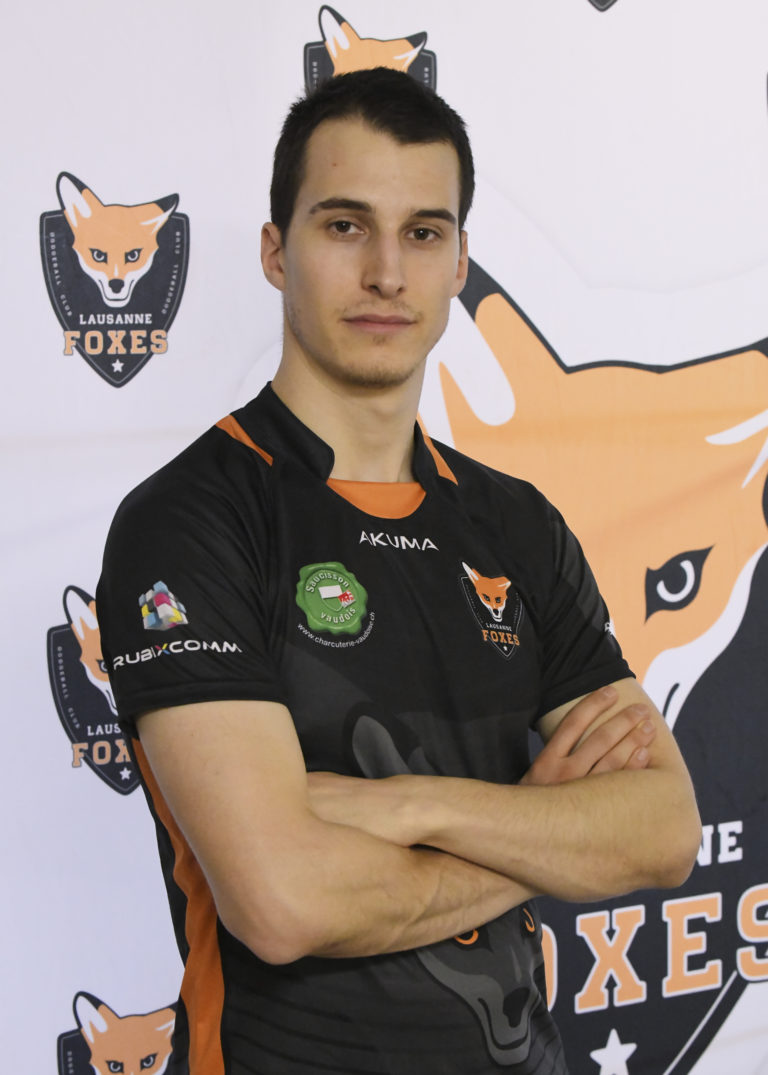 Lausanne Foxes Dodgeball Melvic Cretegny Portrait