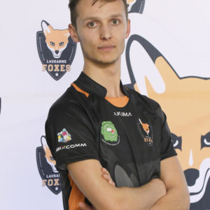 Lausanne Foxes Dodgeball Valérian Debétaz Portrait