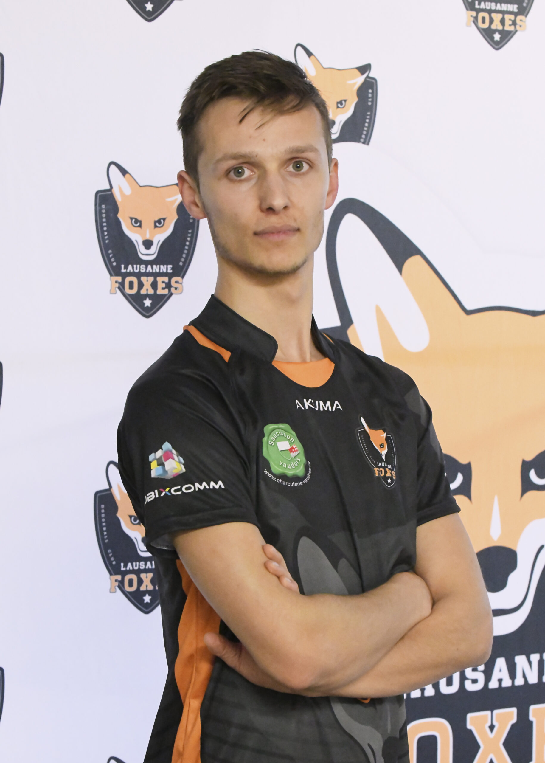Lausanne Foxes Dodgeball Valérian Debétaz Portrait