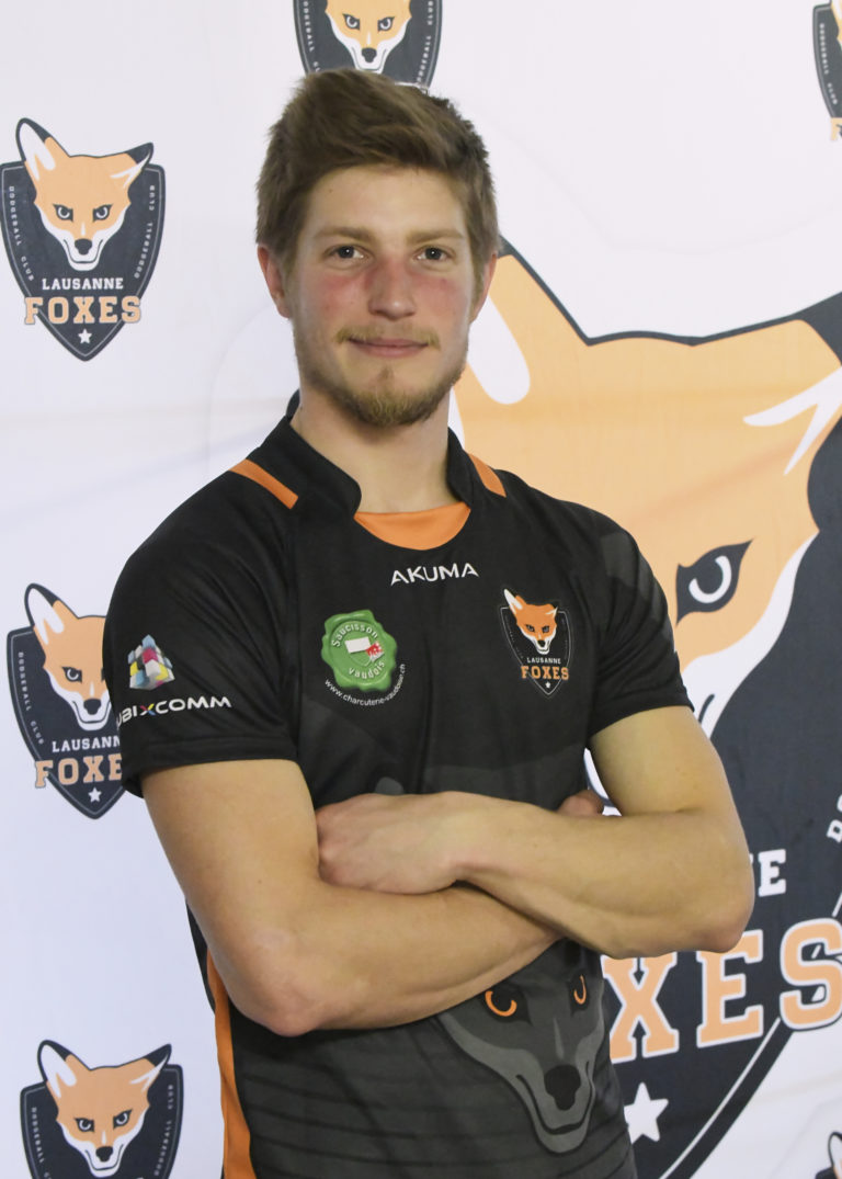 Lausanne Foxes Dodgeball Corentin Vermot Portrait