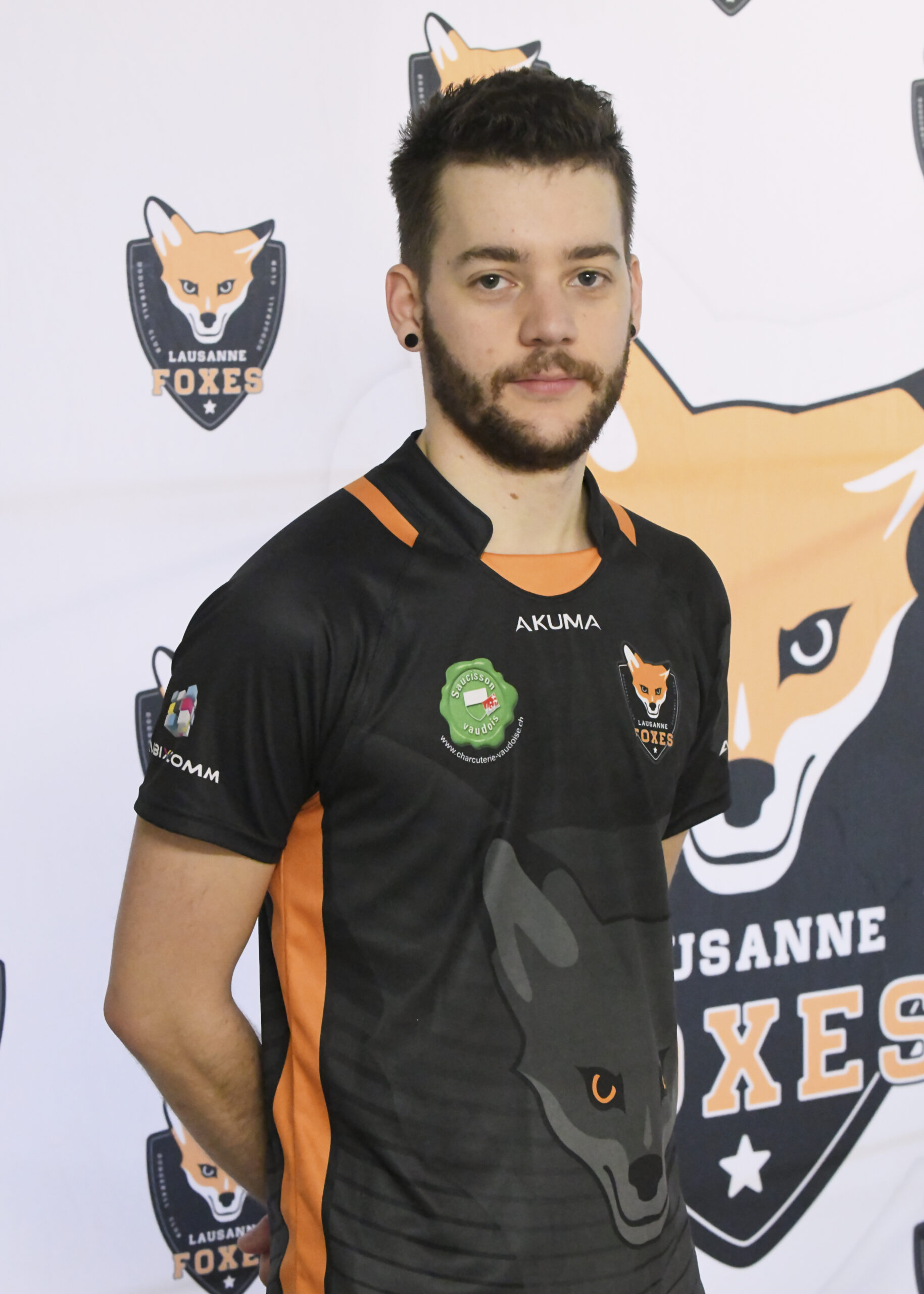 Lausanne Foxes Dodgeball Vincent Morier-Genoud Portrait