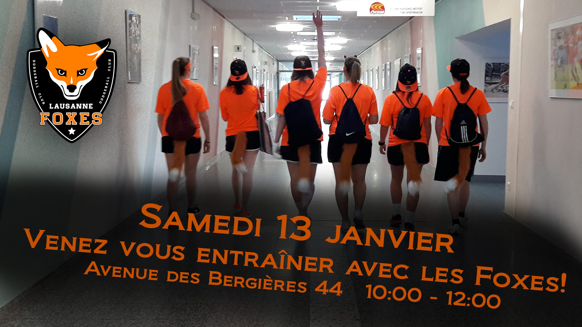 Entraînement ouvert des Lausanne Foxes