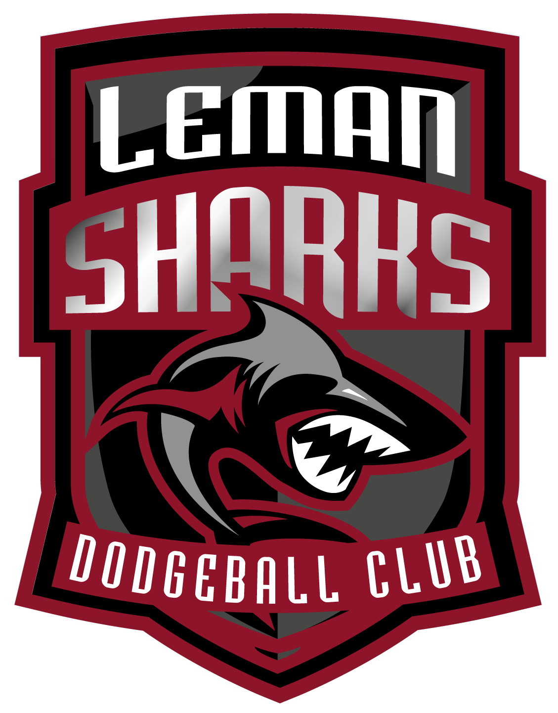 Logo Léman Sharks Dodgeball Club