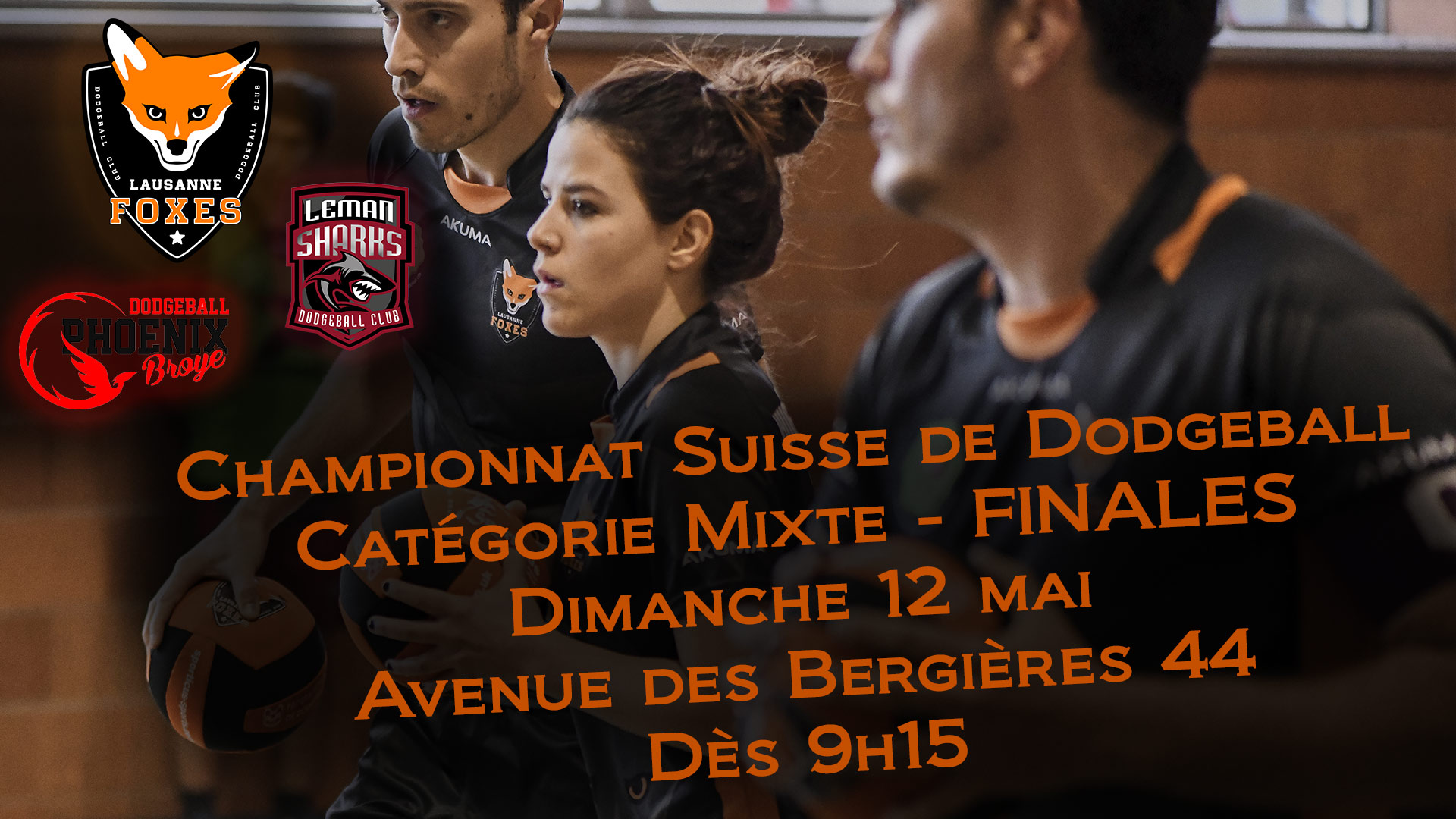 Lausanne Foxes Dodgeball Finales championnat suisse mixte