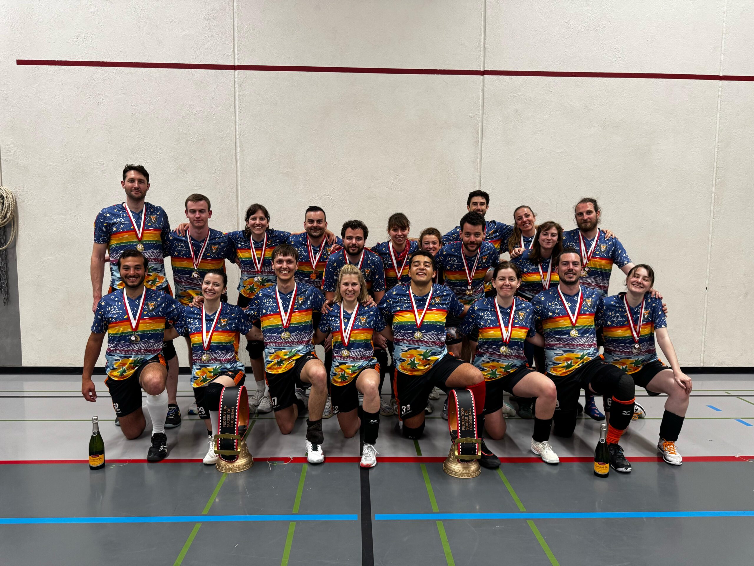 Les Lausanne Foxes champions en 2025